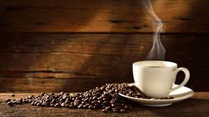 Foto de uma xícara de café